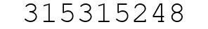 Number 315315248.