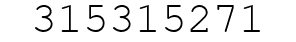Number 315315271.