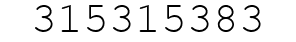 Number 315315383.