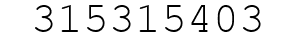 Number 315315403.