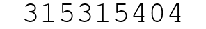 Number 315315404.