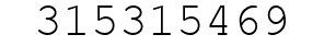 Number 315315469.