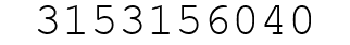 Number 3153156040.
