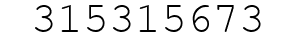 Number 315315673.