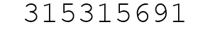 Number 315315691.