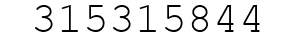 Number 315315844.