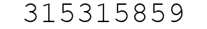 Number 315315859.
