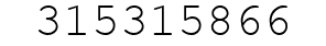 Number 315315866.