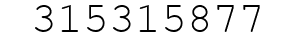 Number 315315877.
