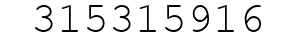 Number 315315916.