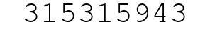 Number 315315943.