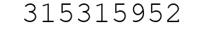Number 315315952.