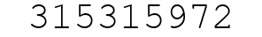Number 315315972.