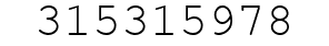 Number 315315978.