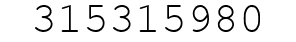 Number 315315980.