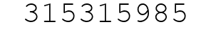 Number 315315985.