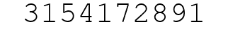 Number 3154172891.