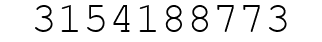 Number 3154188773.