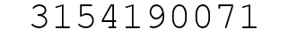 Number 3154190071.