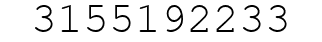 Number 3155192233.