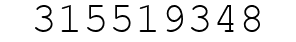 Number 315519348.