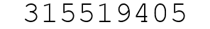 Number 315519405.
