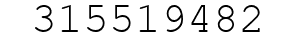 Number 315519482.