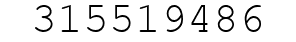 Number 315519486.