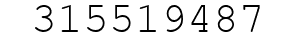 Number 315519487.