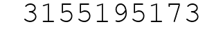 Number 3155195173.