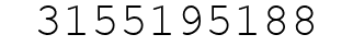 Number 3155195188.
