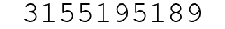 Number 3155195189.