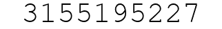 Number 3155195227.