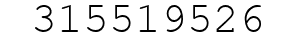 Number 315519526.