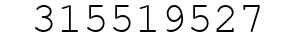 Number 315519527.