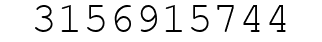 Number 3156915744.