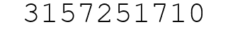 Number 3157251710.