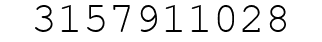 Number 3157911028.