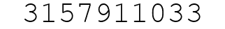 Number 3157911033.