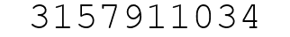 Number 3157911034.