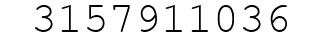 Number 3157911036.