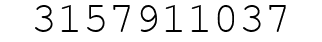 Number 3157911037.