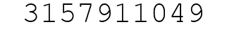 Number 3157911049.