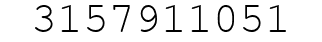 Number 3157911051.