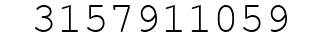 Number 3157911059.