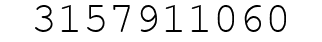 Number 3157911060.
