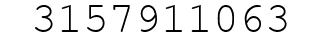 Number 3157911063.