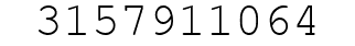 Number 3157911064.