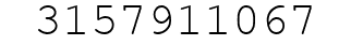 Number 3157911067.
