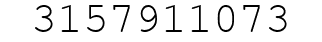 Number 3157911073.